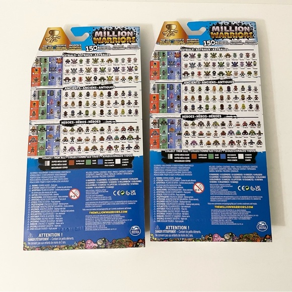 Million Warriors 20 Pack with Launcher and 2x 10 Packs - Picture 6 of 14